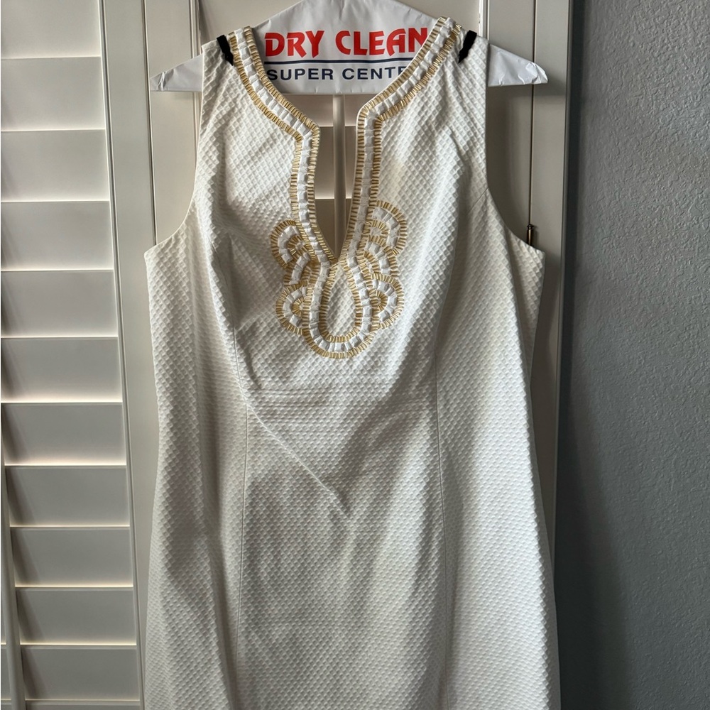NWT Lilly Pulitzer White Janice Shift Size 12